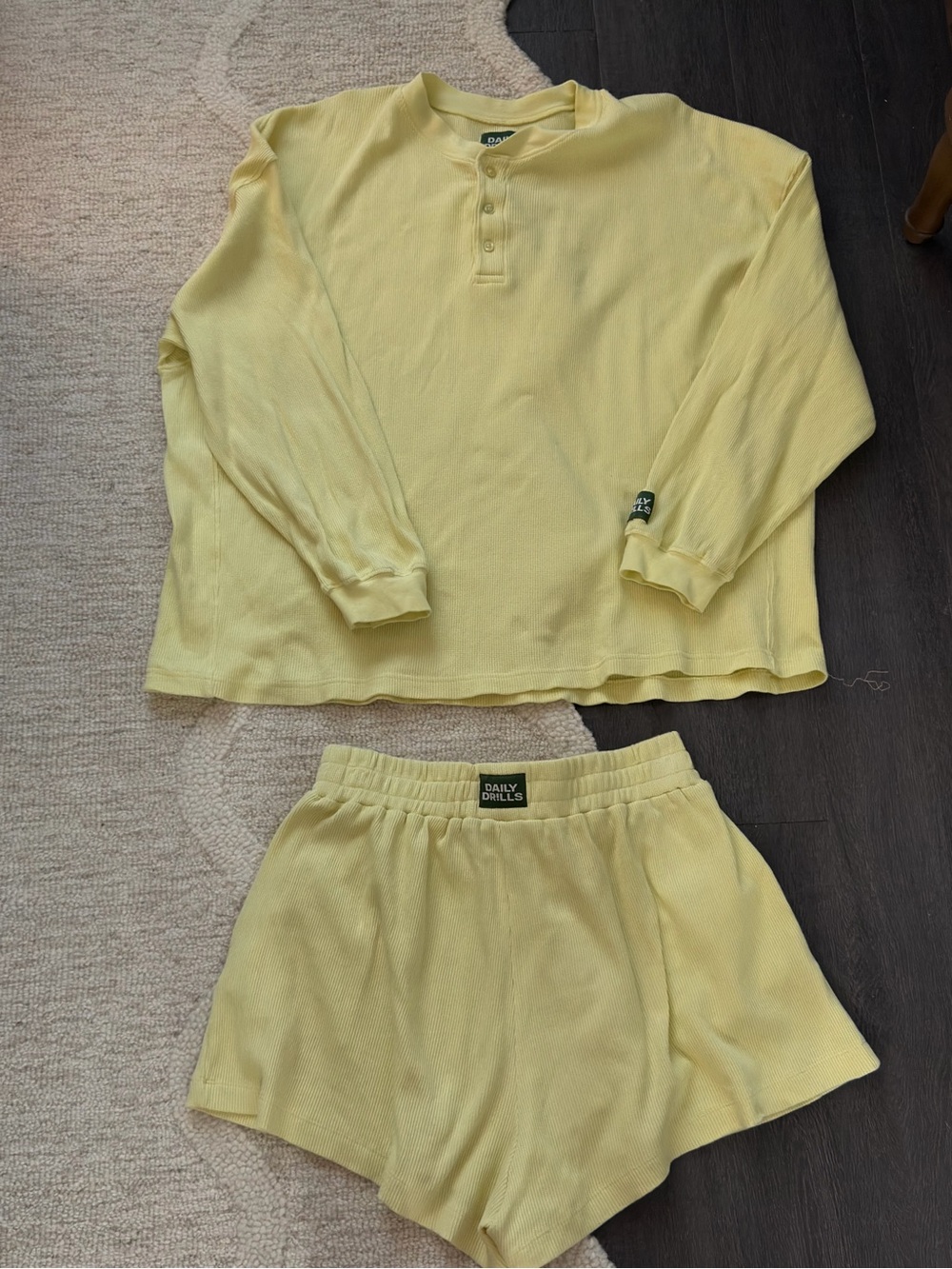 Daily Drills Lemonade Waffle Set M/L